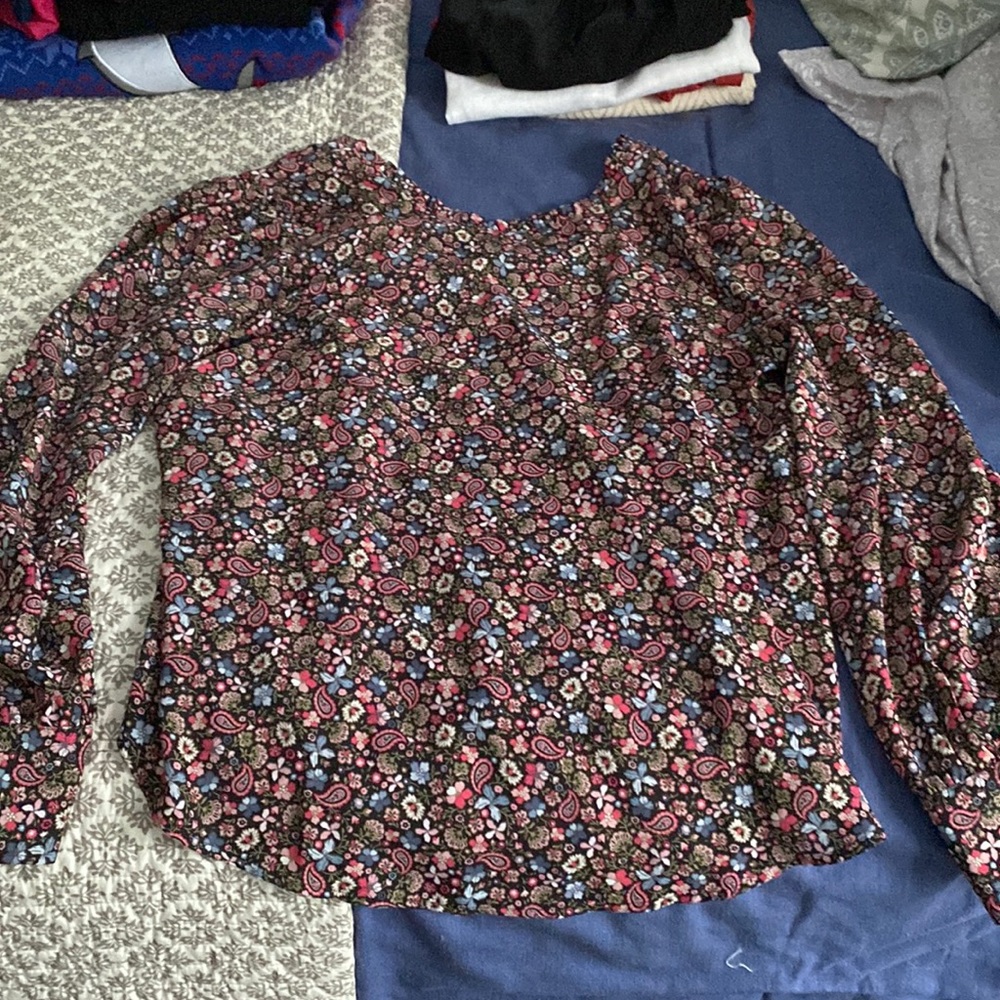 NWT Loft Paisley Blouse